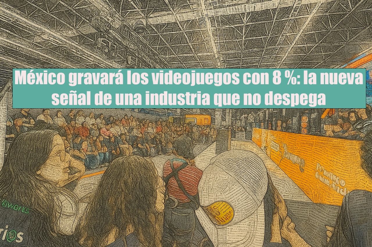 México gravará los videojuegos con 8 %: la nueva señal de una industria que no despega